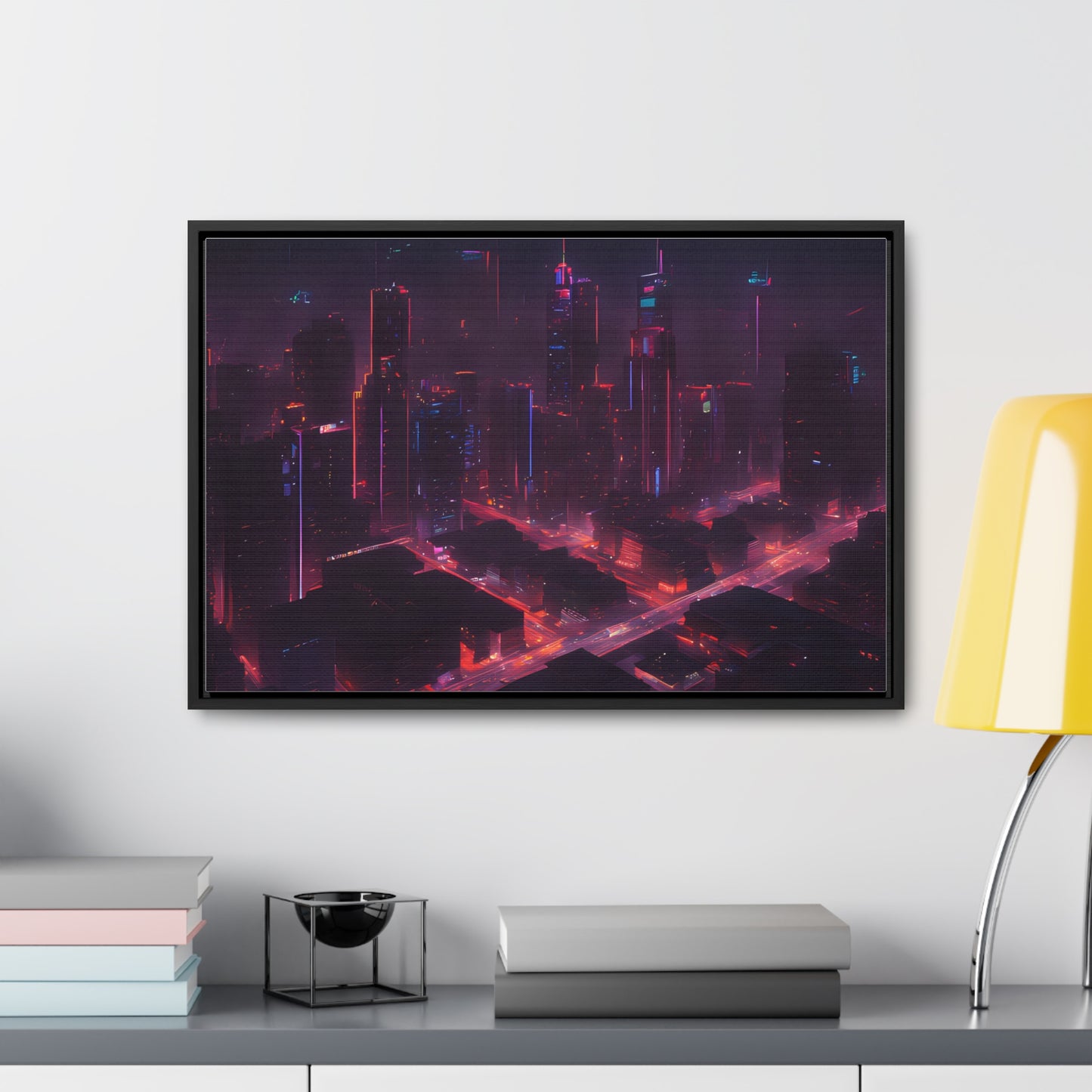 Neon lights, Wall Art, Gallery Canvas Wraps, Horizontal Frame