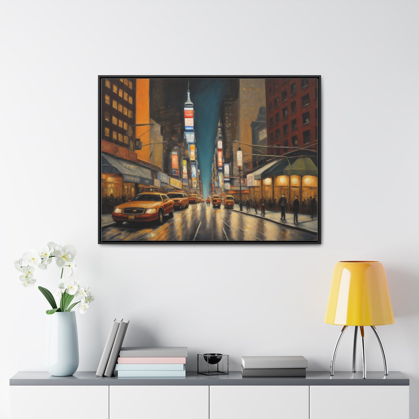 The City, Wall Art, Gallery Canvas Wraps, Horizontal Frame