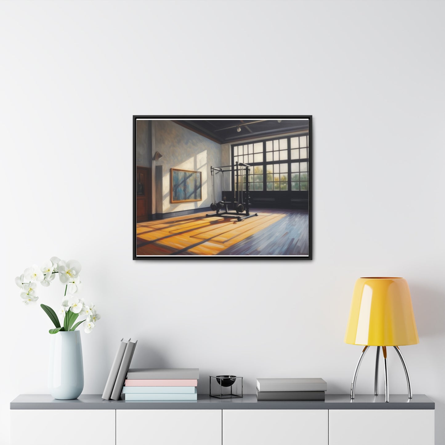 Gym, Workout, Wall Art, Gallery Canvas Wraps, Horizontal Frame