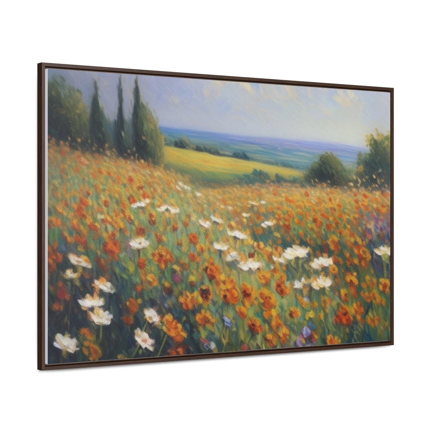 Field of flowers, Gallery Canvas Wraps, Horizontal Frame