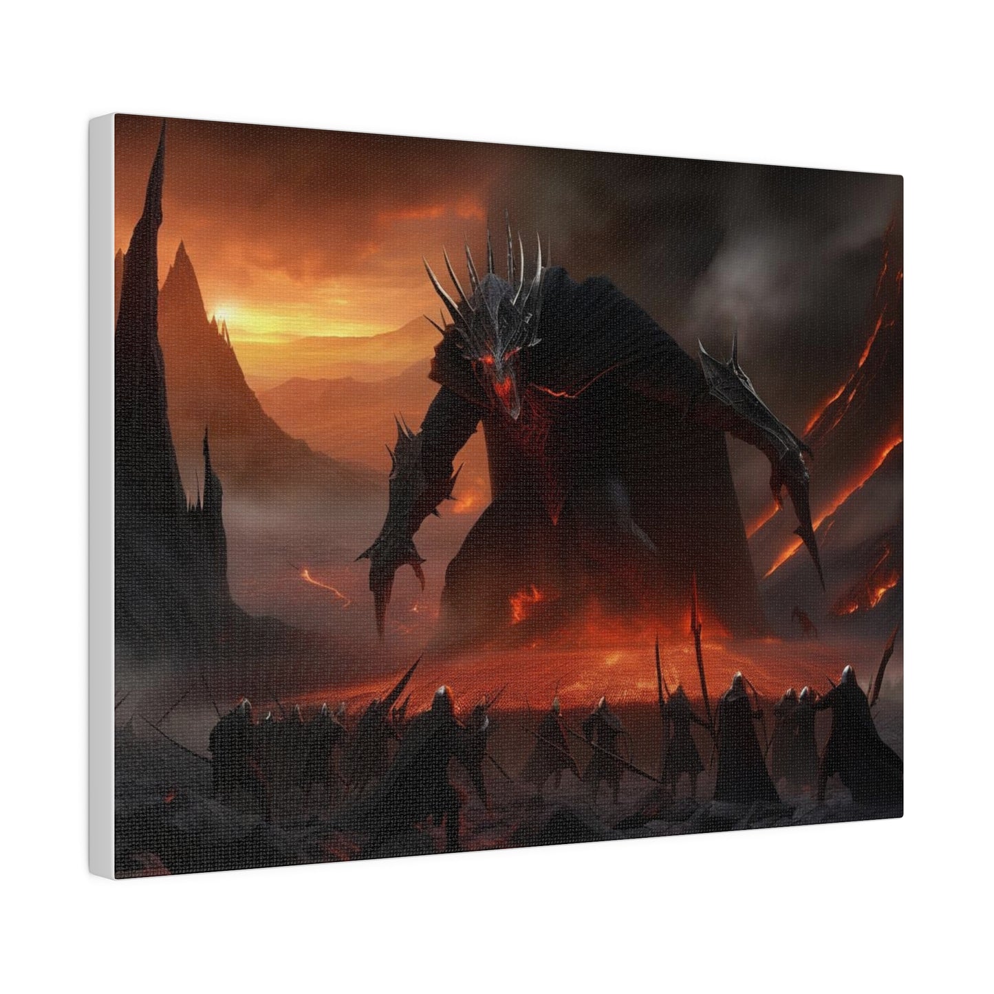 Lord Of The Rings, Morgoth, Wall Art, Matte Canvas, Stretched, 0.75"