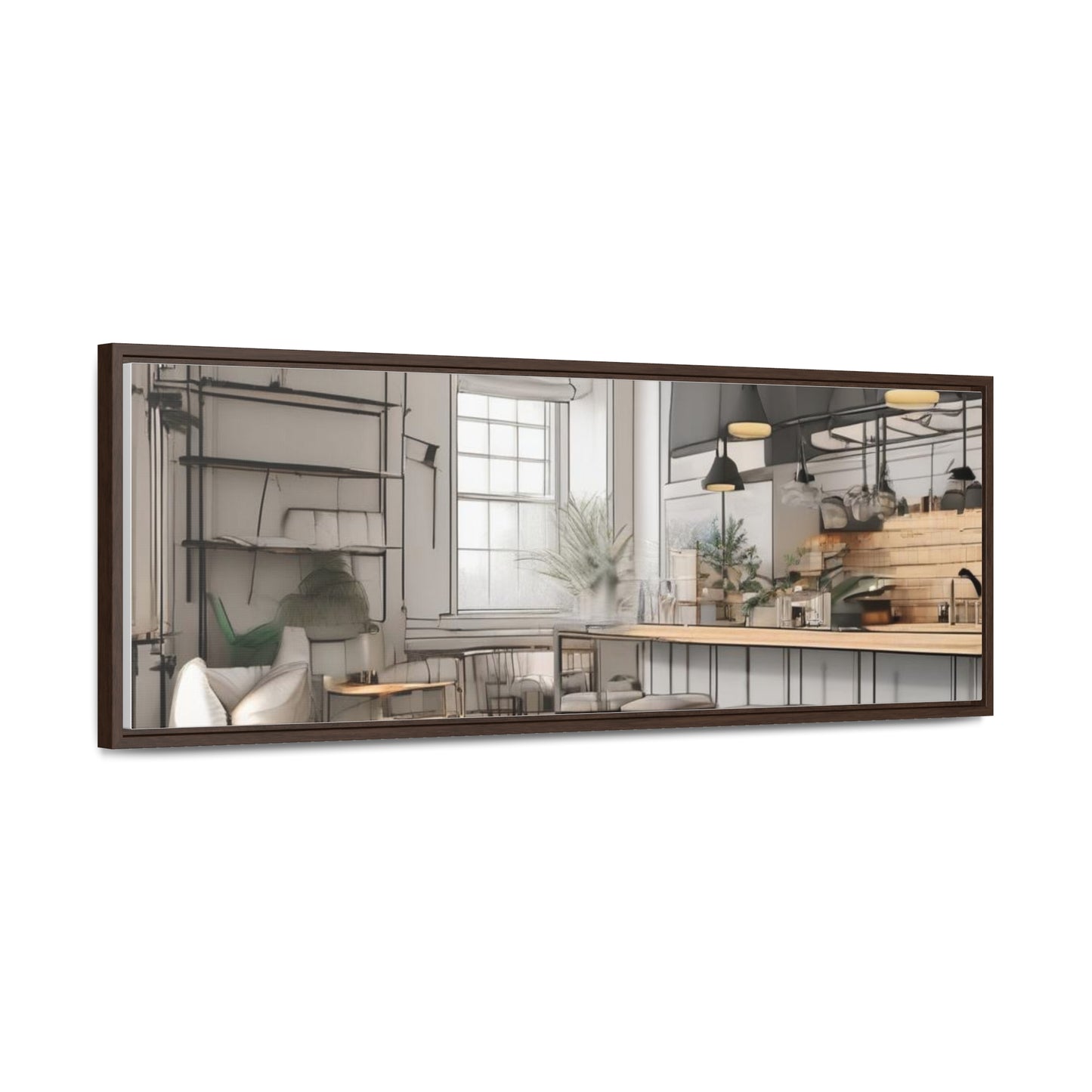 Cat, Kitchen, Gallery Canvas Wraps, Horizontal Frame