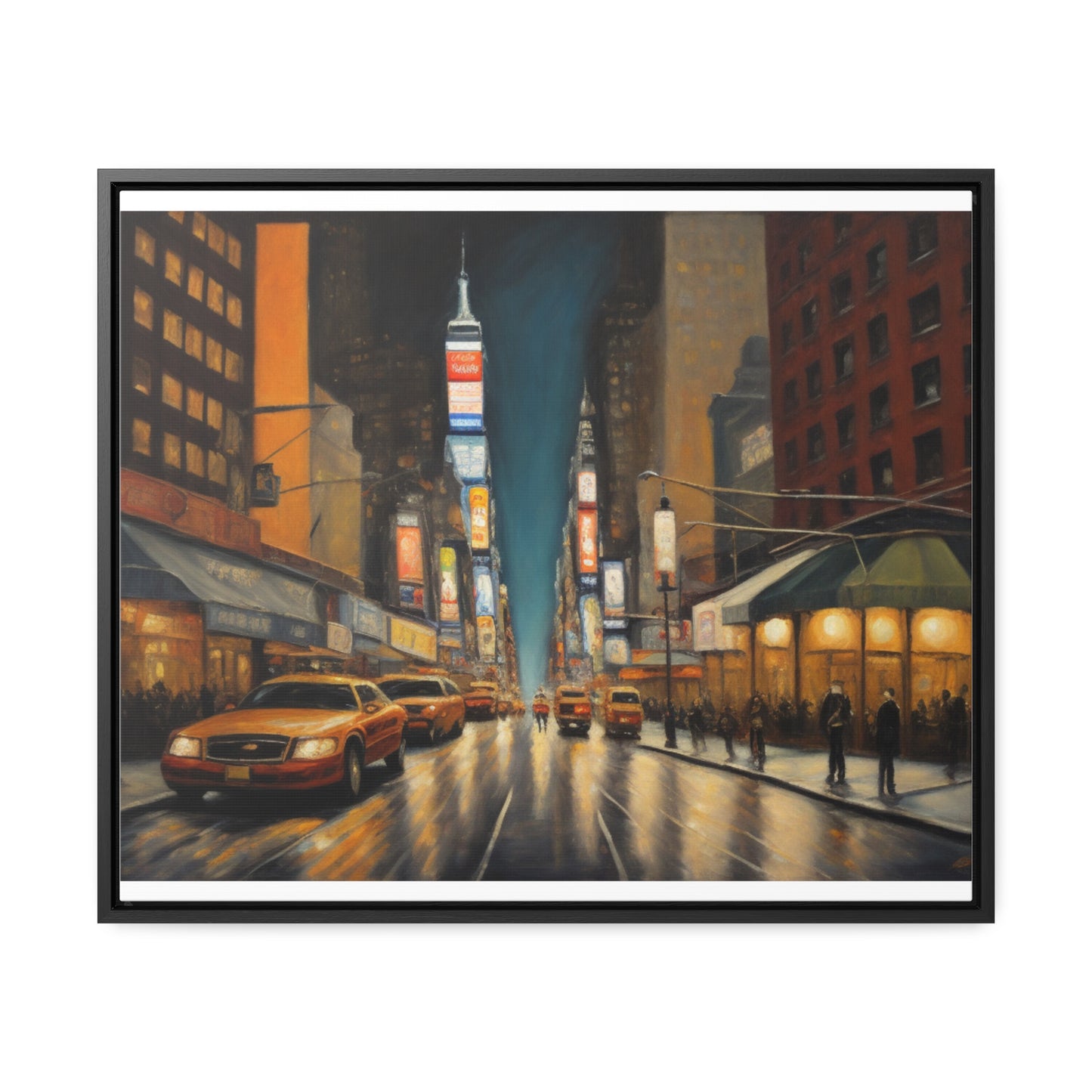 The City, Wall Art, Gallery Canvas Wraps, Horizontal Frame