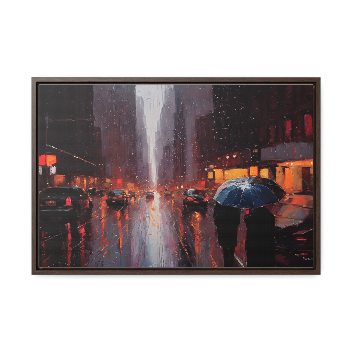 City Streets, Wall Art, Gallery Canvas Wraps, Horizontal Frame