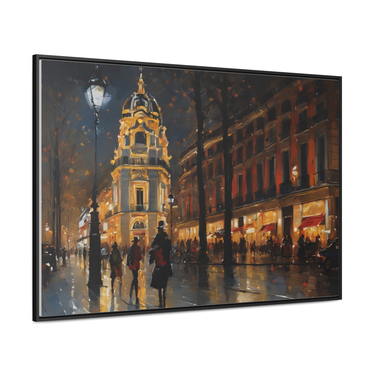 Town Center, Wall Art, Gallery Canvas Wraps, Horizontal Frame