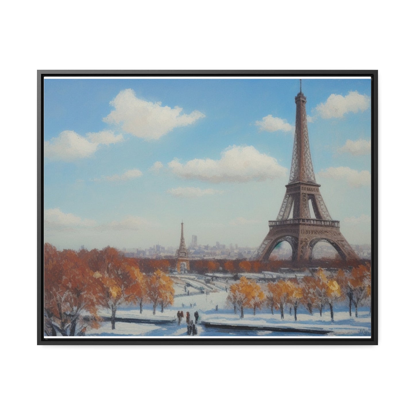 Eiffel Tower, Wall Art, Gallery Canvas Wraps, Horizontal Frame