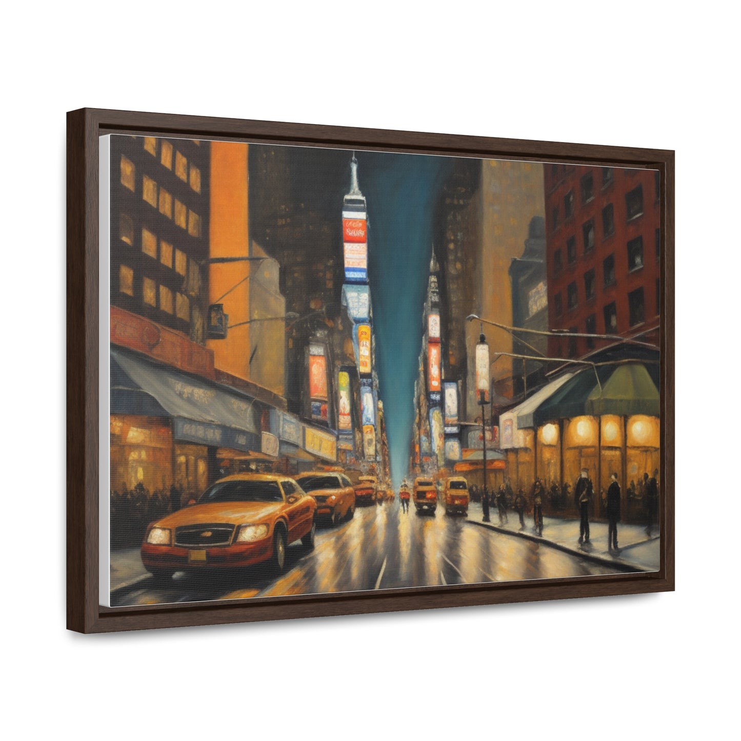 The City, Wall Art, Gallery Canvas Wraps, Horizontal Frame