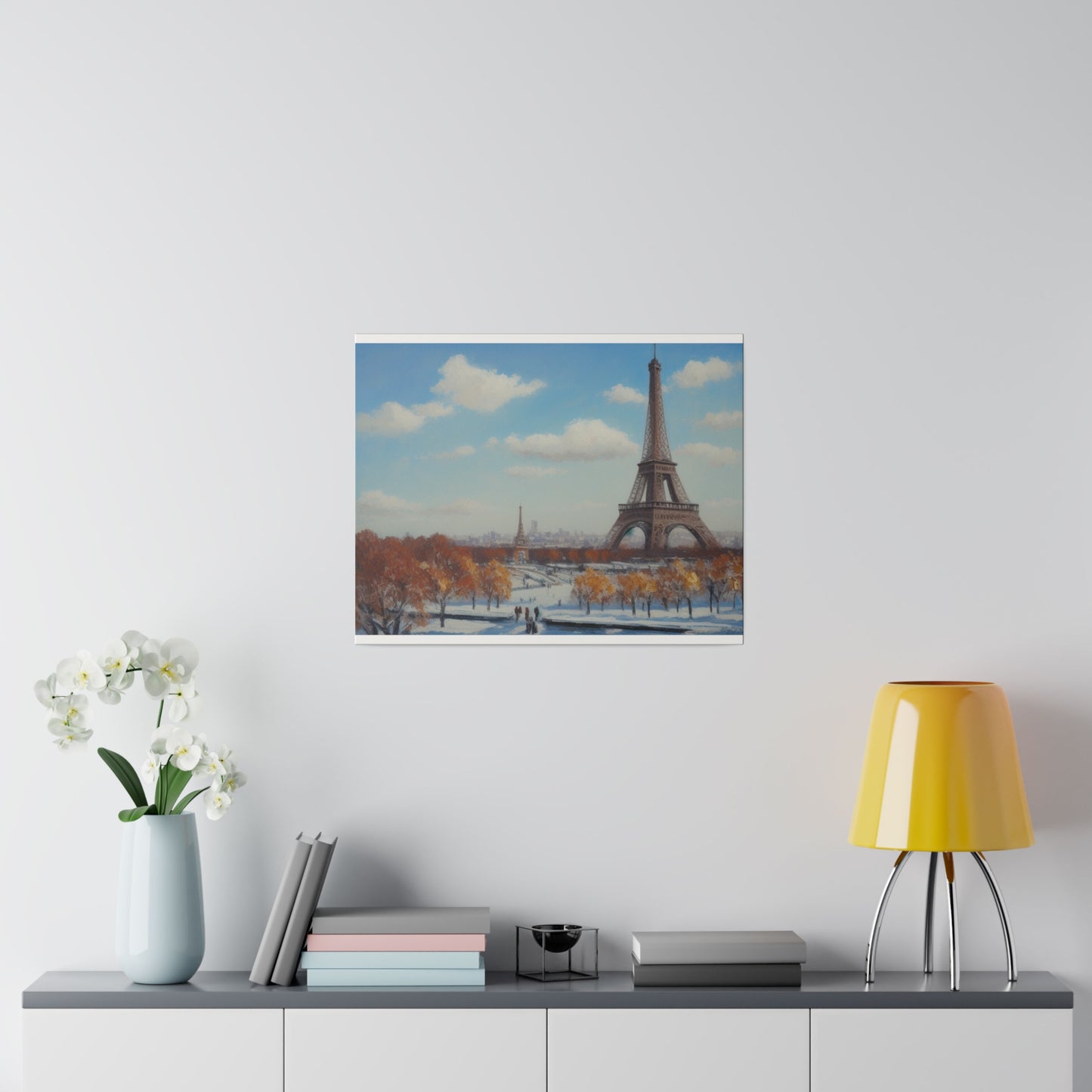 Eiffel Tower, Wall Art, Matte Canvas, Stretched, 0.75"