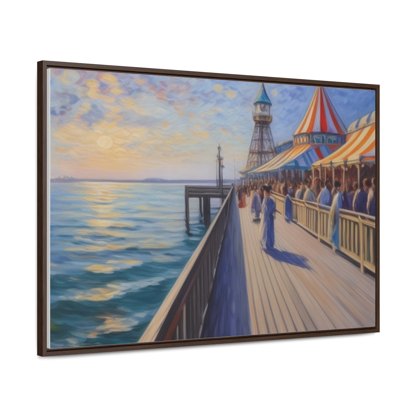 Pier, Wall Art, Gallery Canvas Wraps, Horizontal Frame