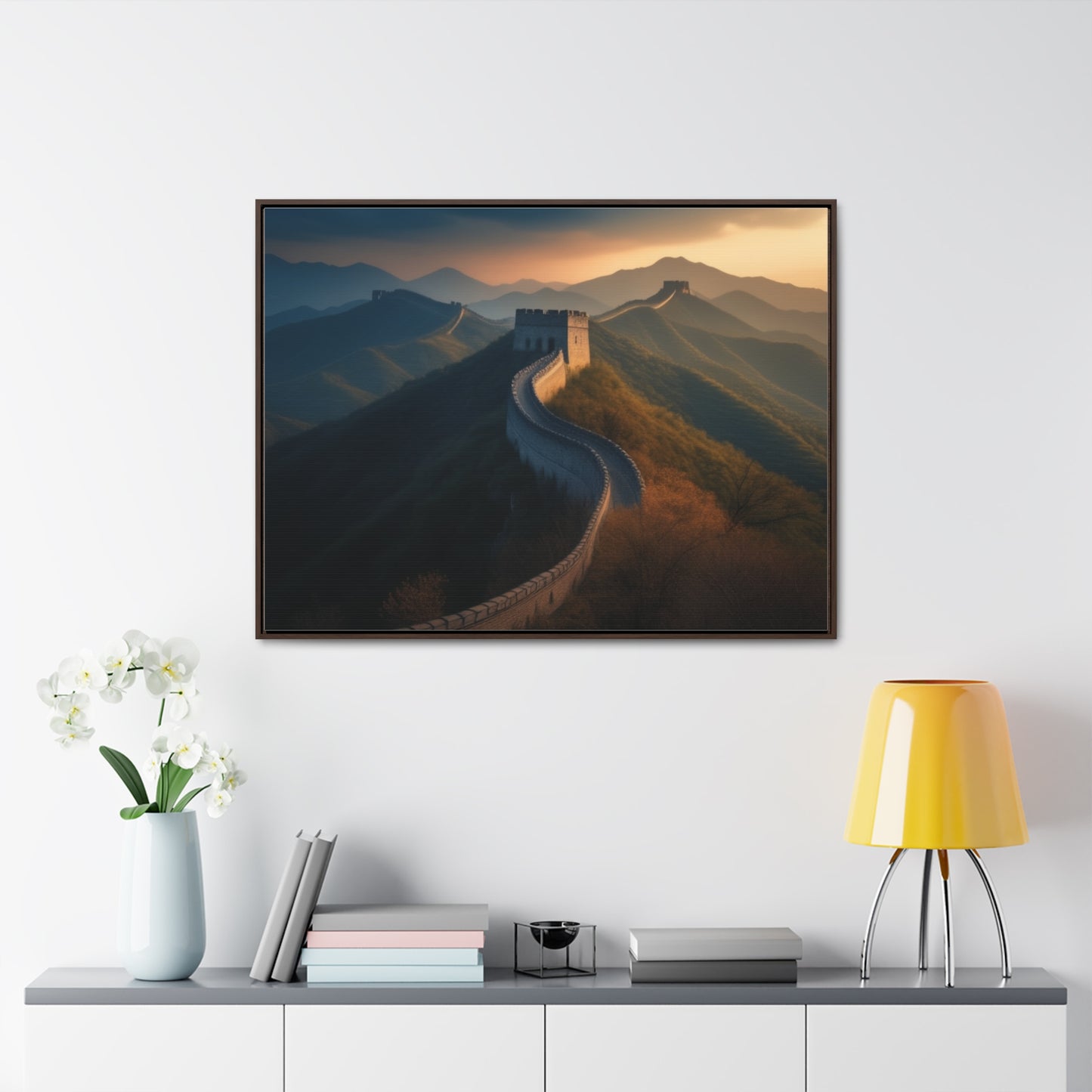 Great Wall, Wall Art,Gallery Canvas Wraps, Horizontal Frame