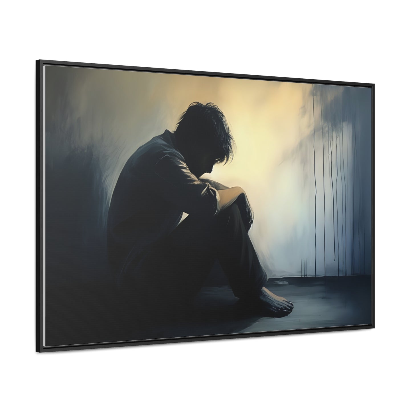 Gloomy, Wall Art, Gallery Canvas Wraps, Horizontal Frame