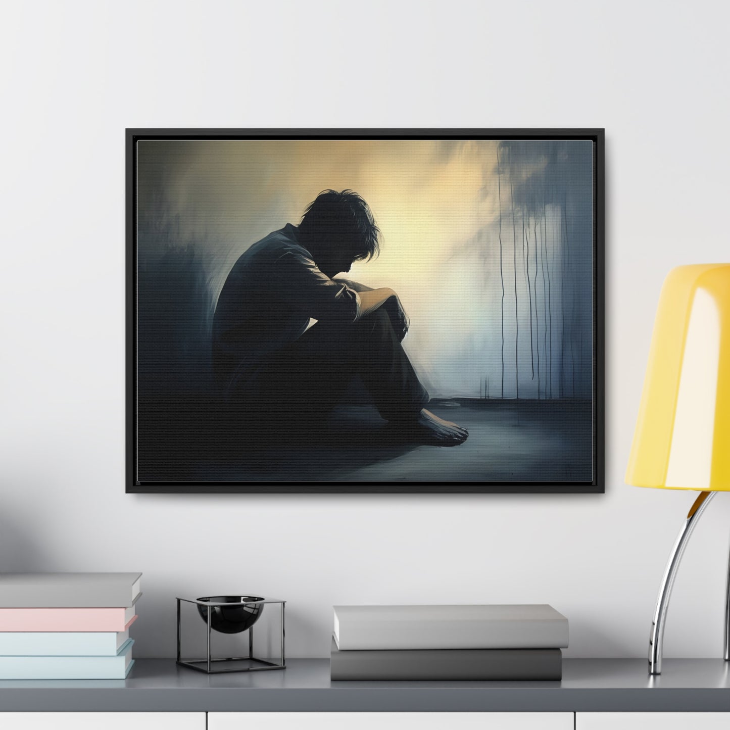 Gloomy, Wall Art, Gallery Canvas Wraps, Horizontal Frame