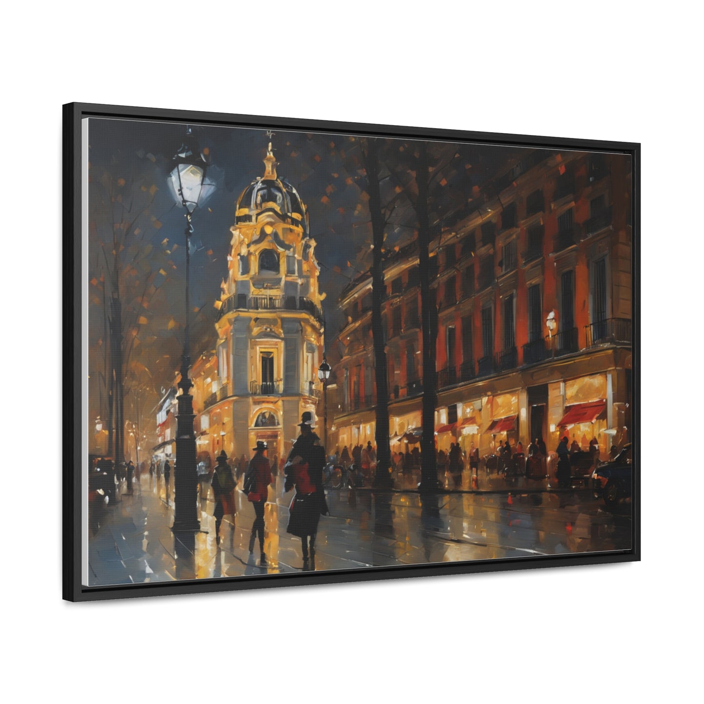 Town Center, Wall Art, Gallery Canvas Wraps, Horizontal Frame