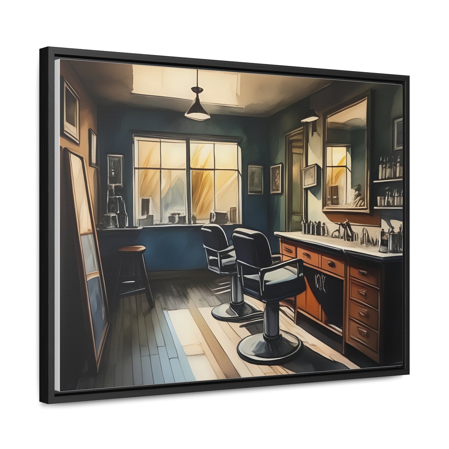 Barbershop, Wall Art, Gallery Canvas Wraps, Horizontal Frame