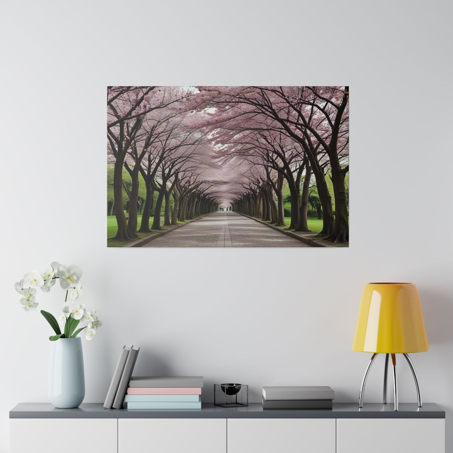 Cherry Blossoms, Wall Art, Matte Canvas, Stretched, 0.75"