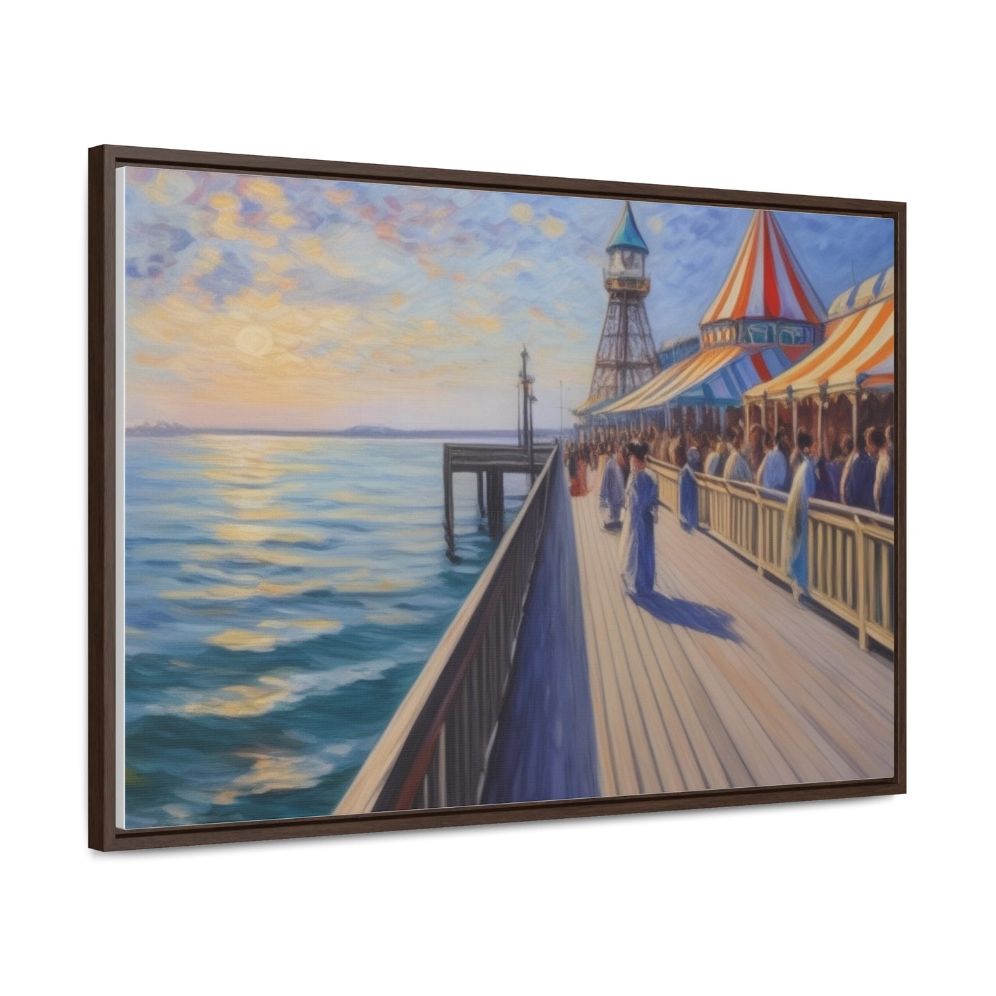 Pier, Wall Art, Gallery Canvas Wraps, Horizontal Frame