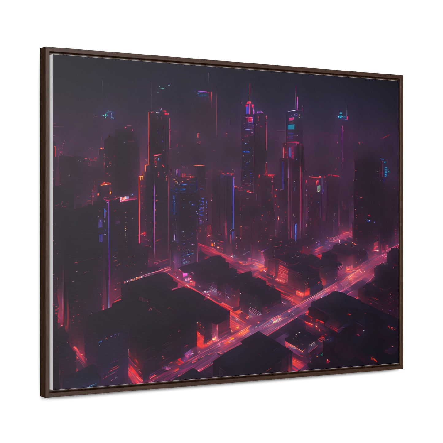 Neon lights, Wall Art, Gallery Canvas Wraps, Horizontal Frame