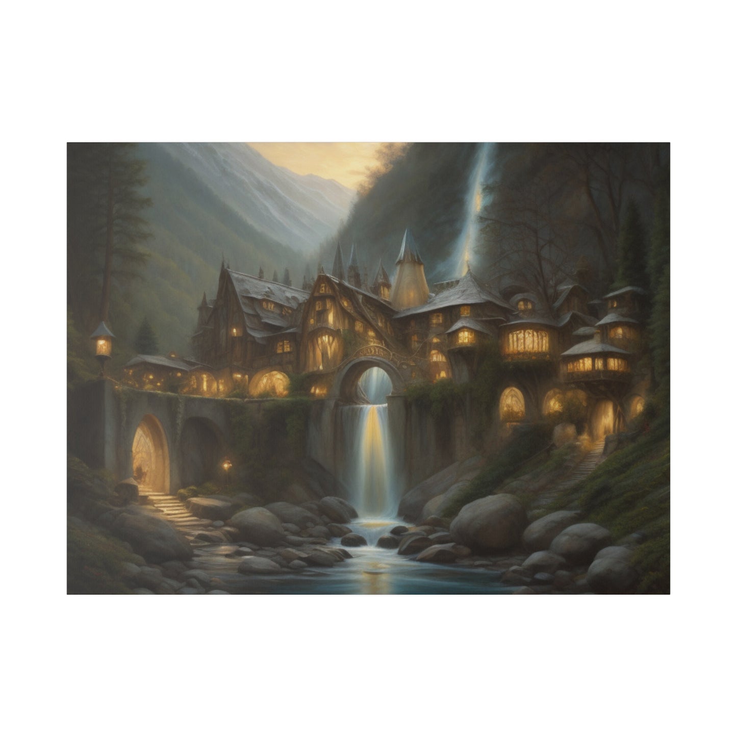 Rivendell, Wall Art, Matte Canvas, Stretched, 0.75"