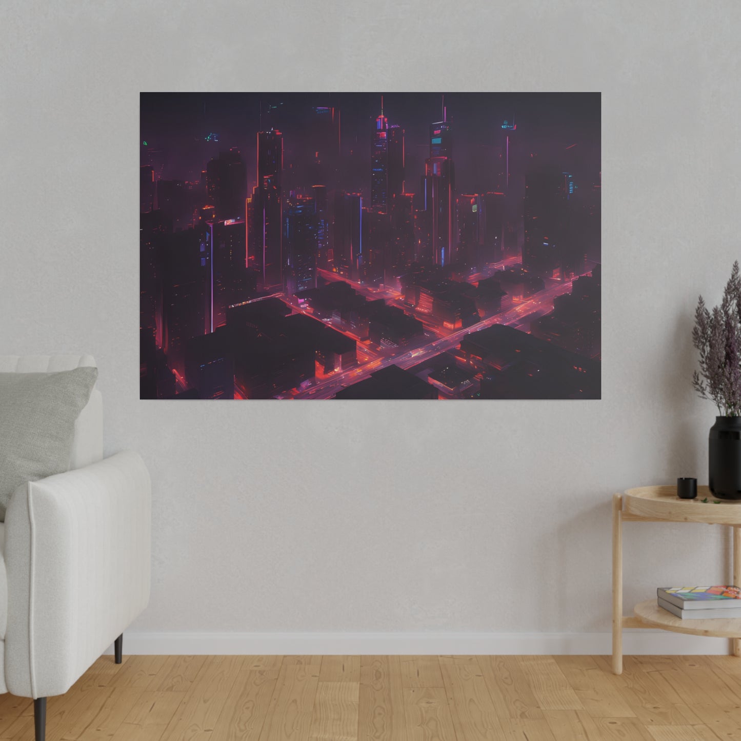 Neon lights, Wall Art, Matte Canvas, Stretched, 0.75"