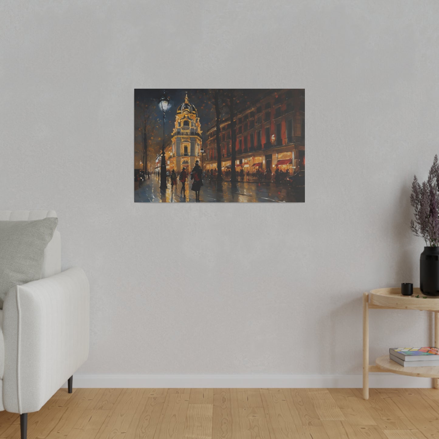 Town Center, Wall Art, Matte Canvas, Stretched, 0.75"