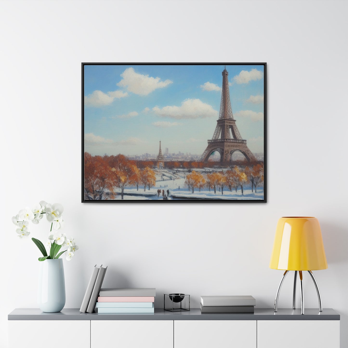 Eiffel Tower, Wall Art, Gallery Canvas Wraps, Horizontal Frame