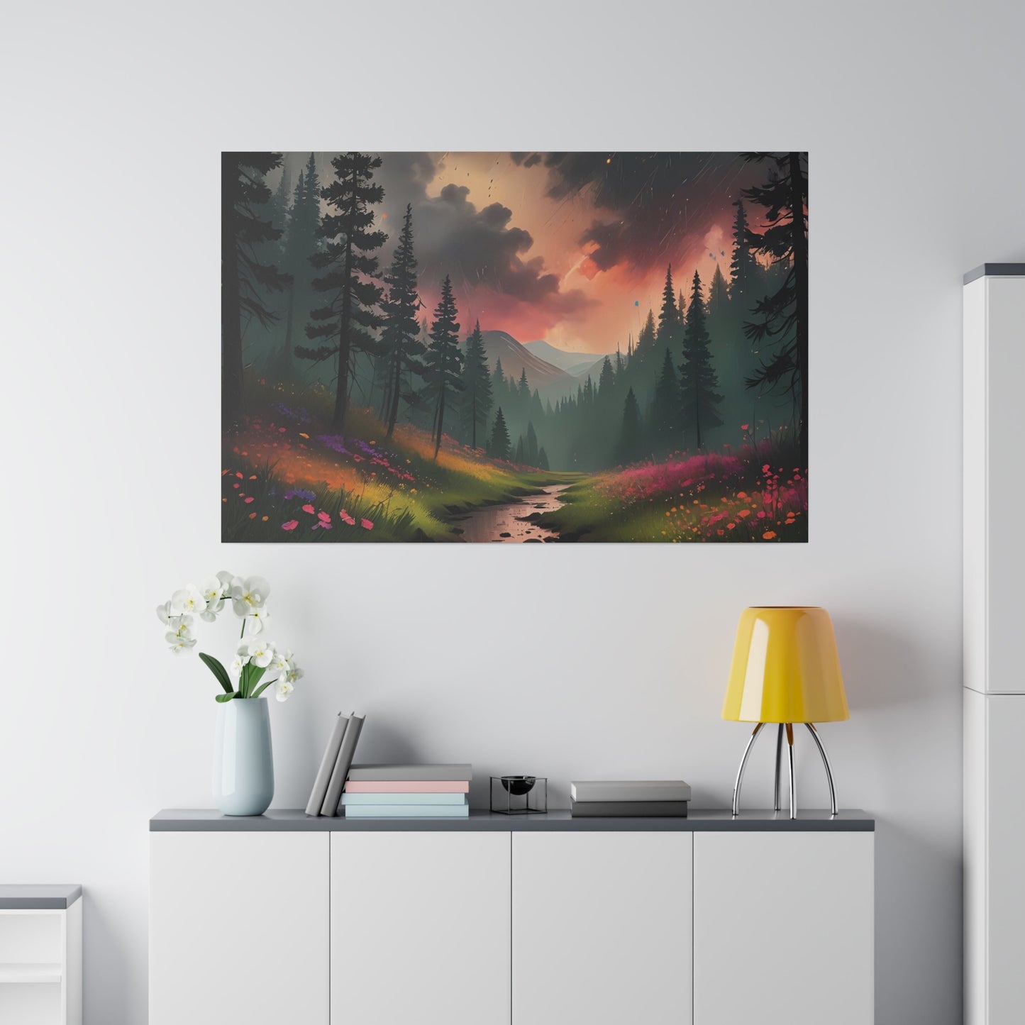 A Mystical Morning, Wall Art, Matte Canvas, Stretched, 0.75"