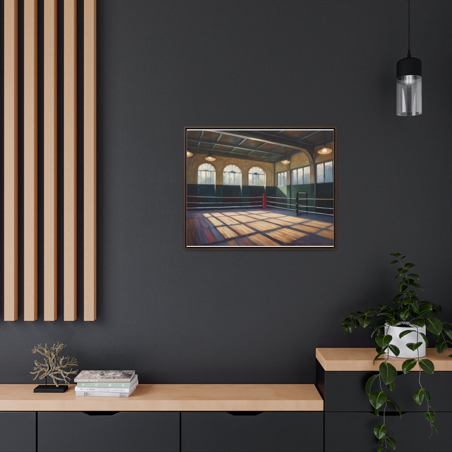 Boxing Gym, Wall Art, Gallery Canvas Wraps, Horizontal Frame