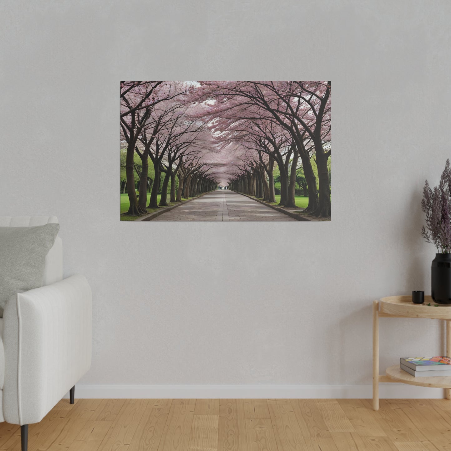 Cherry Blossoms, Wall Art, Matte Canvas, Stretched, 0.75"