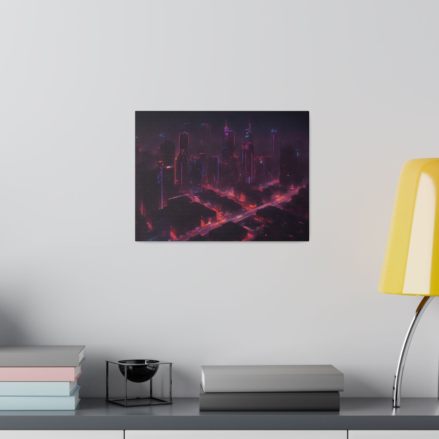 Neon lights, Wall Art, Matte Canvas, Stretched, 0.75"