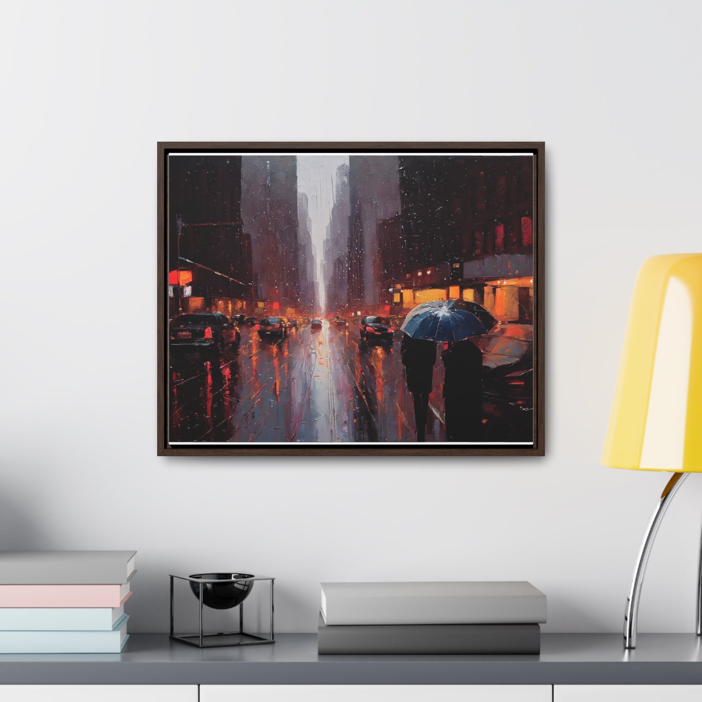 City Streets, Wall Art, Gallery Canvas Wraps, Horizontal Frame