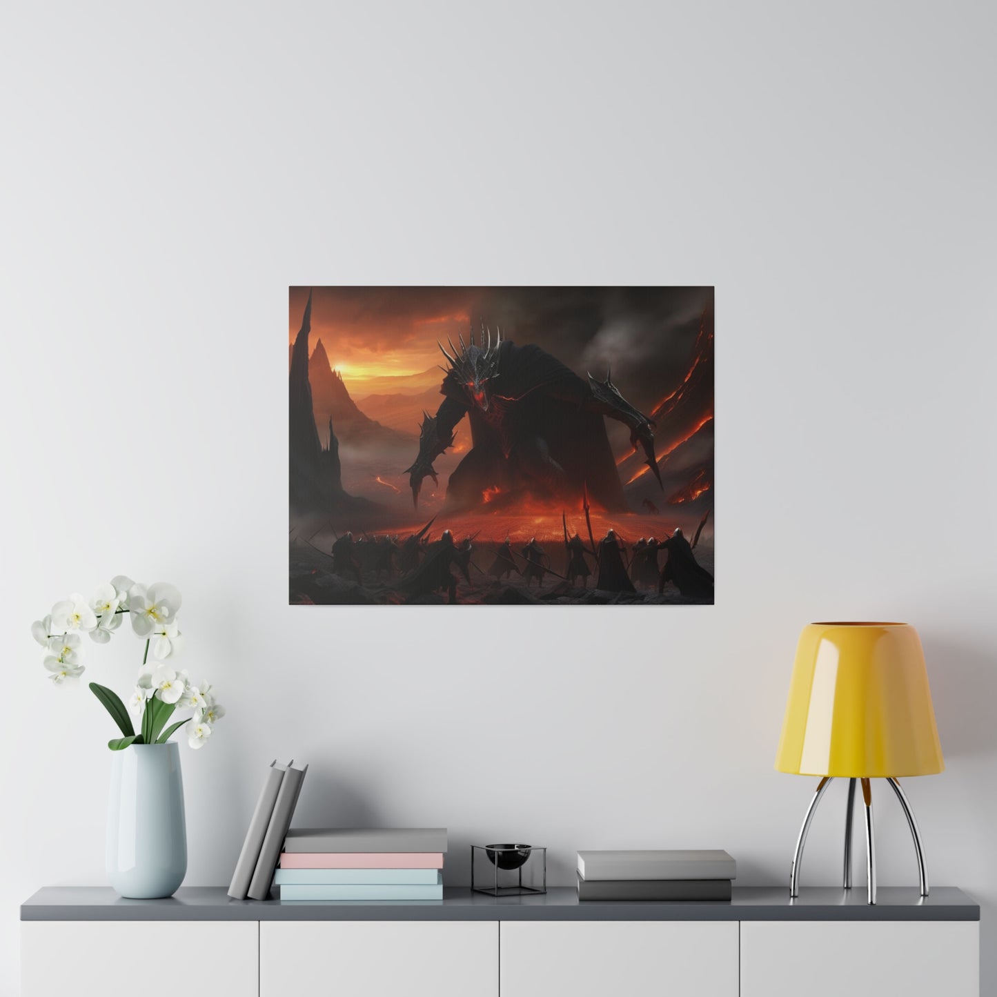 Lord Of The Rings, Morgoth, Wall Art, Matte Canvas, Stretched, 0.75"