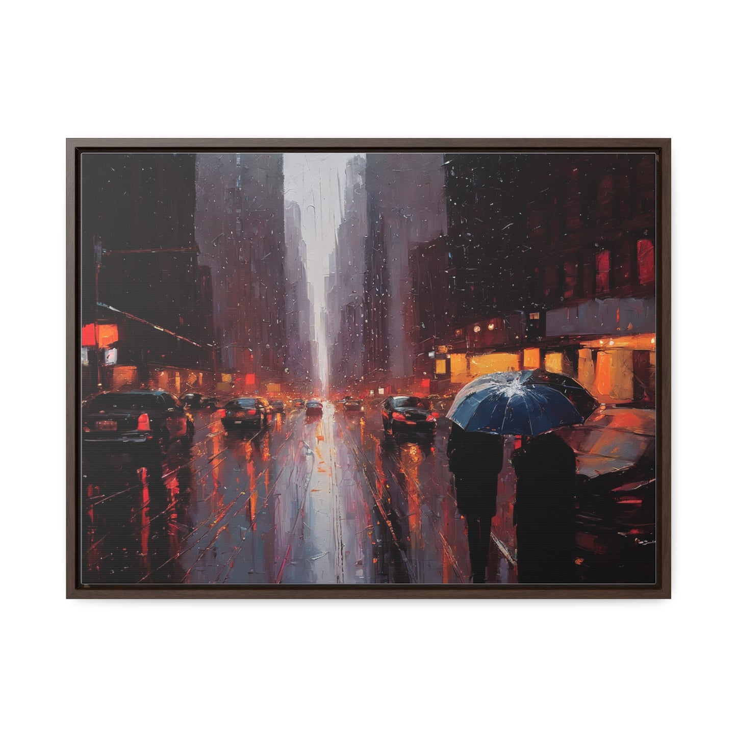 City Streets, Wall Art, Gallery Canvas Wraps, Horizontal Frame