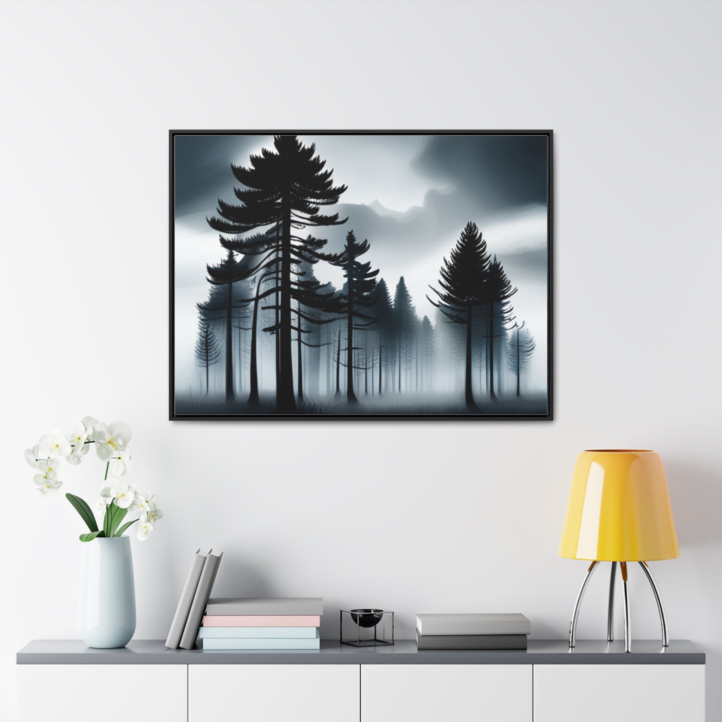 Gray Day, Wall Art, Gallery Canvas Wraps, Horizontal Frame