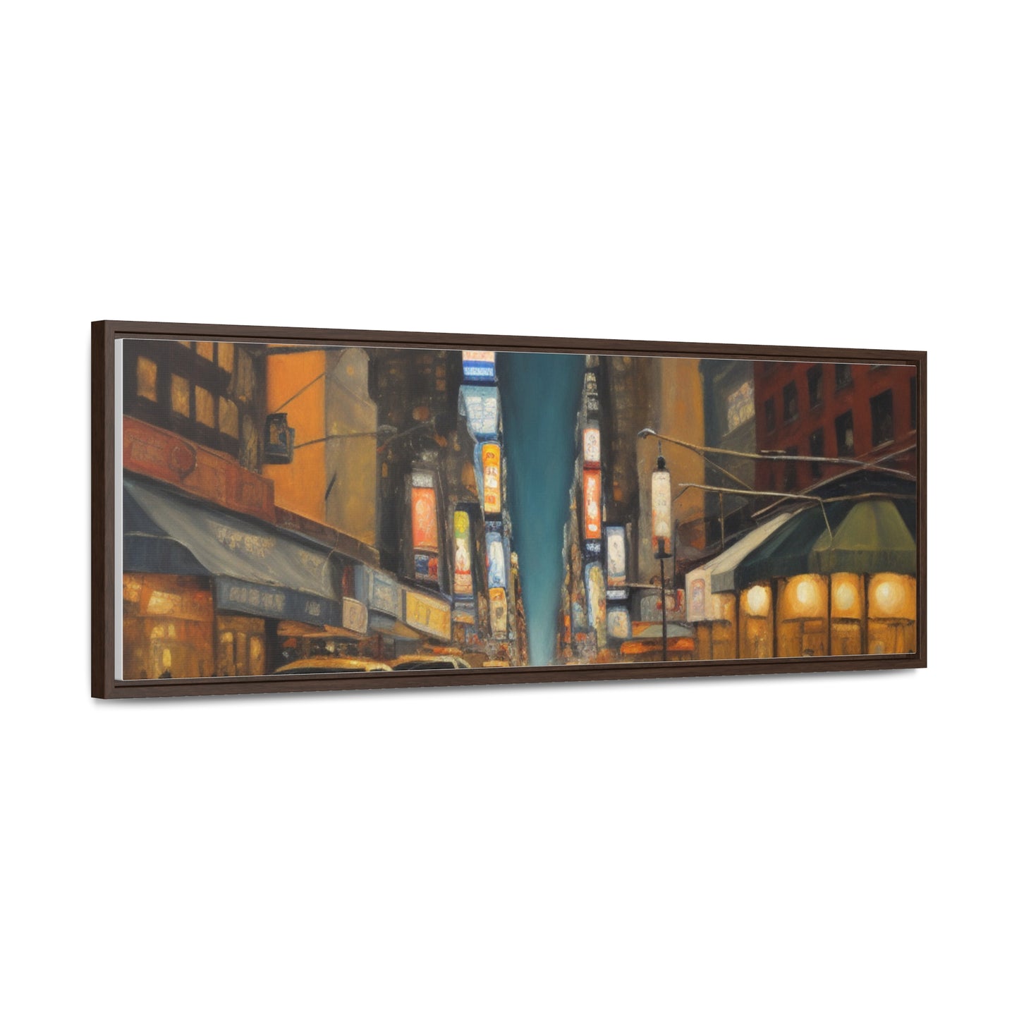 The City, Wall Art, Gallery Canvas Wraps, Horizontal Frame