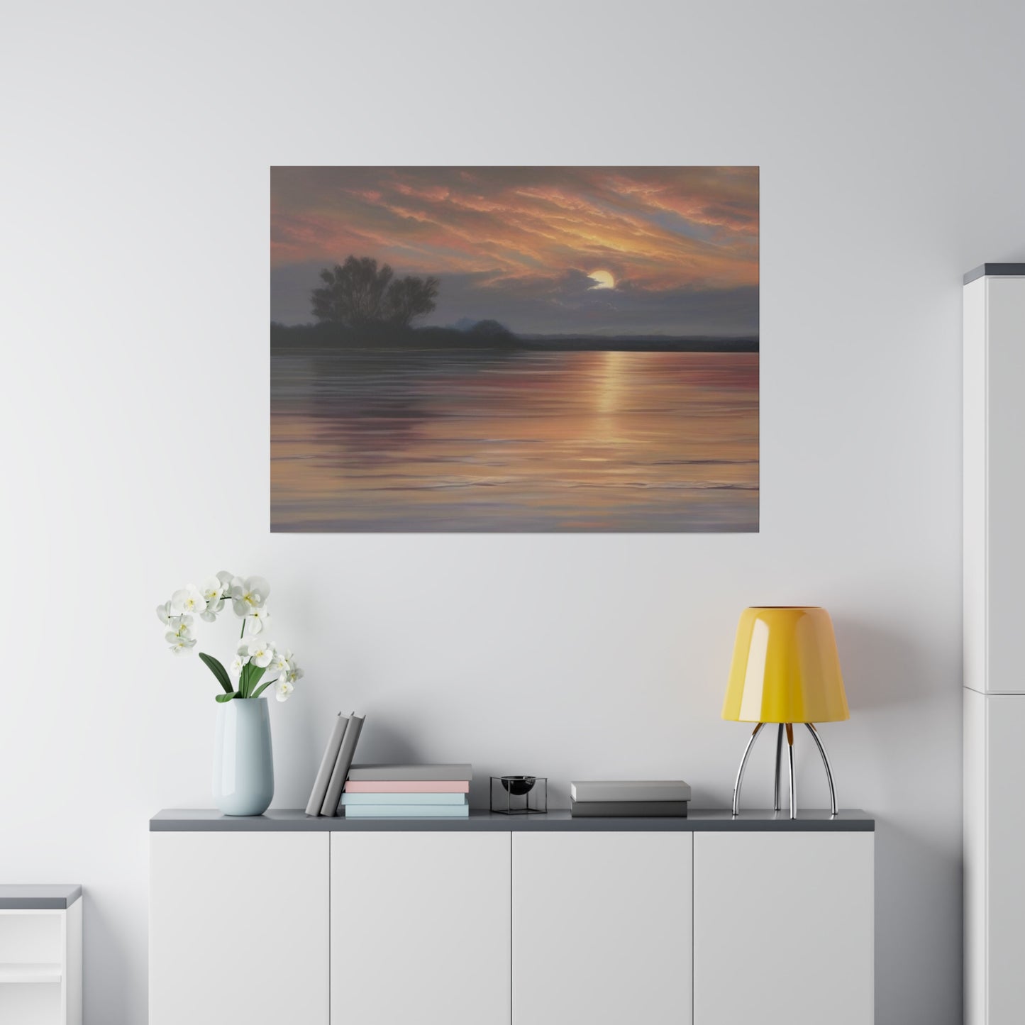 Sun Rise, Wall Art, Matte Canvas, Stretched, 0.75"