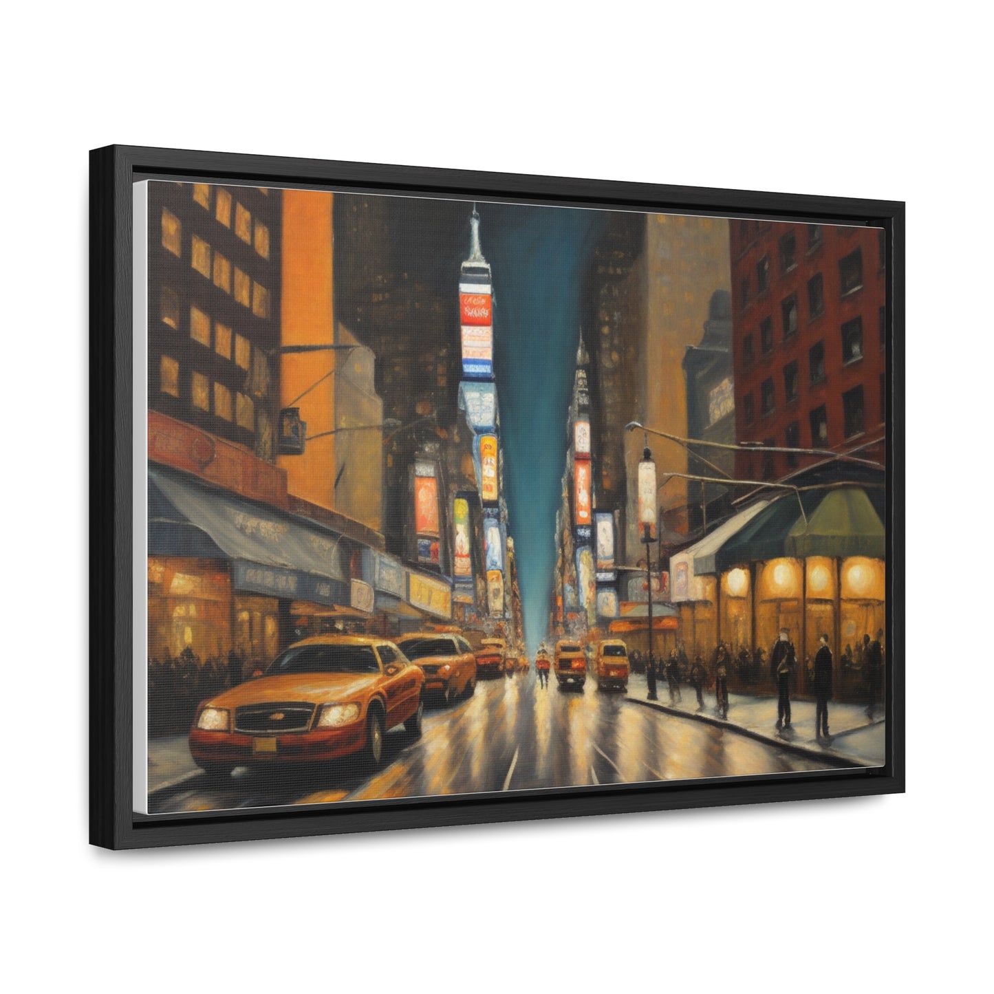 The City, Wall Art, Gallery Canvas Wraps, Horizontal Frame