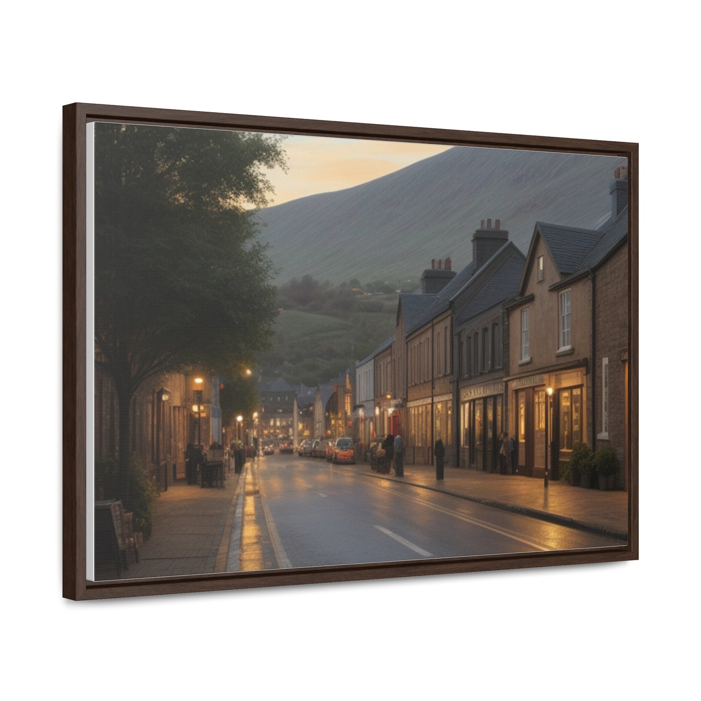 Town, Wall Art, Gallery Canvas Wraps, Horizontal Frame