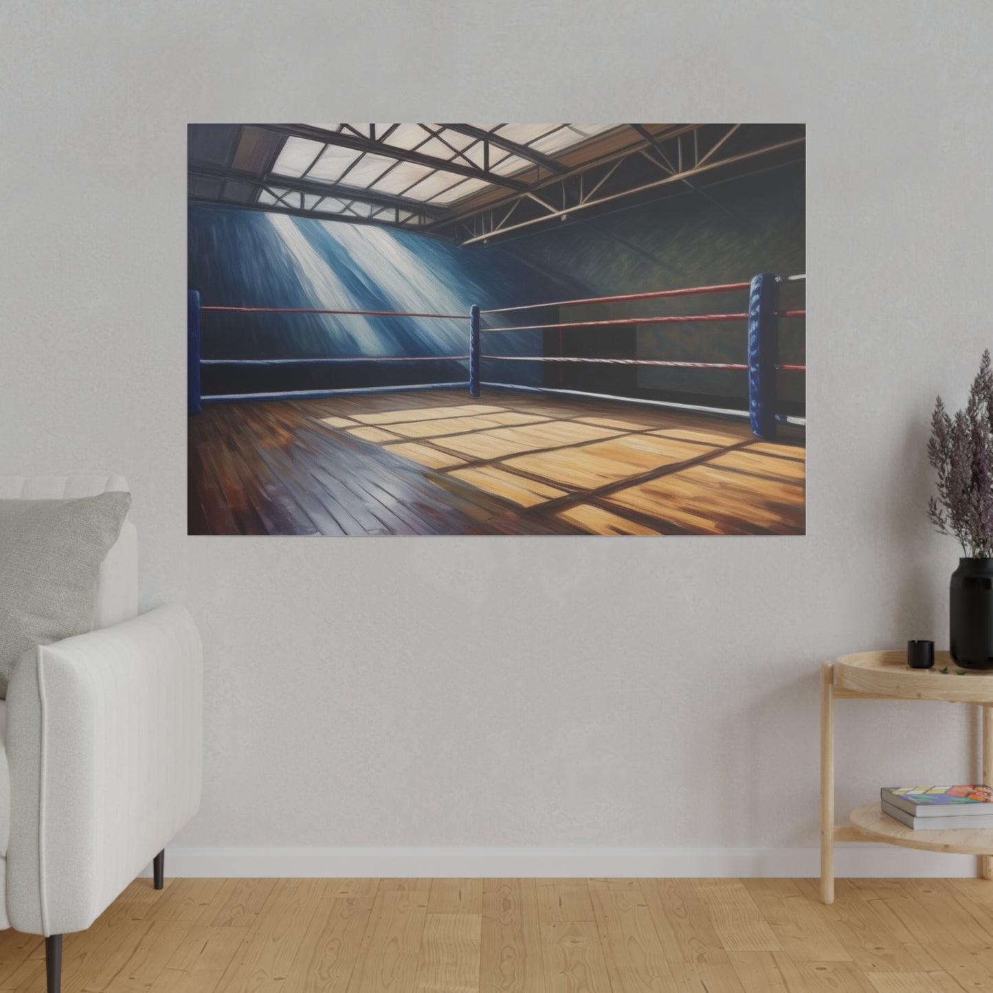 Boxing Ring, Wall Art, Matte Canvas, Stretched, 0.75"