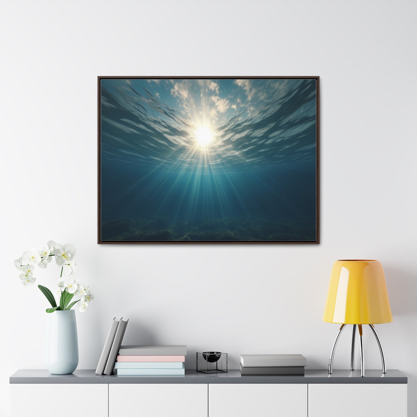 Under Water, Wall Art, Gallery Canvas Wraps, Horizontal Frame