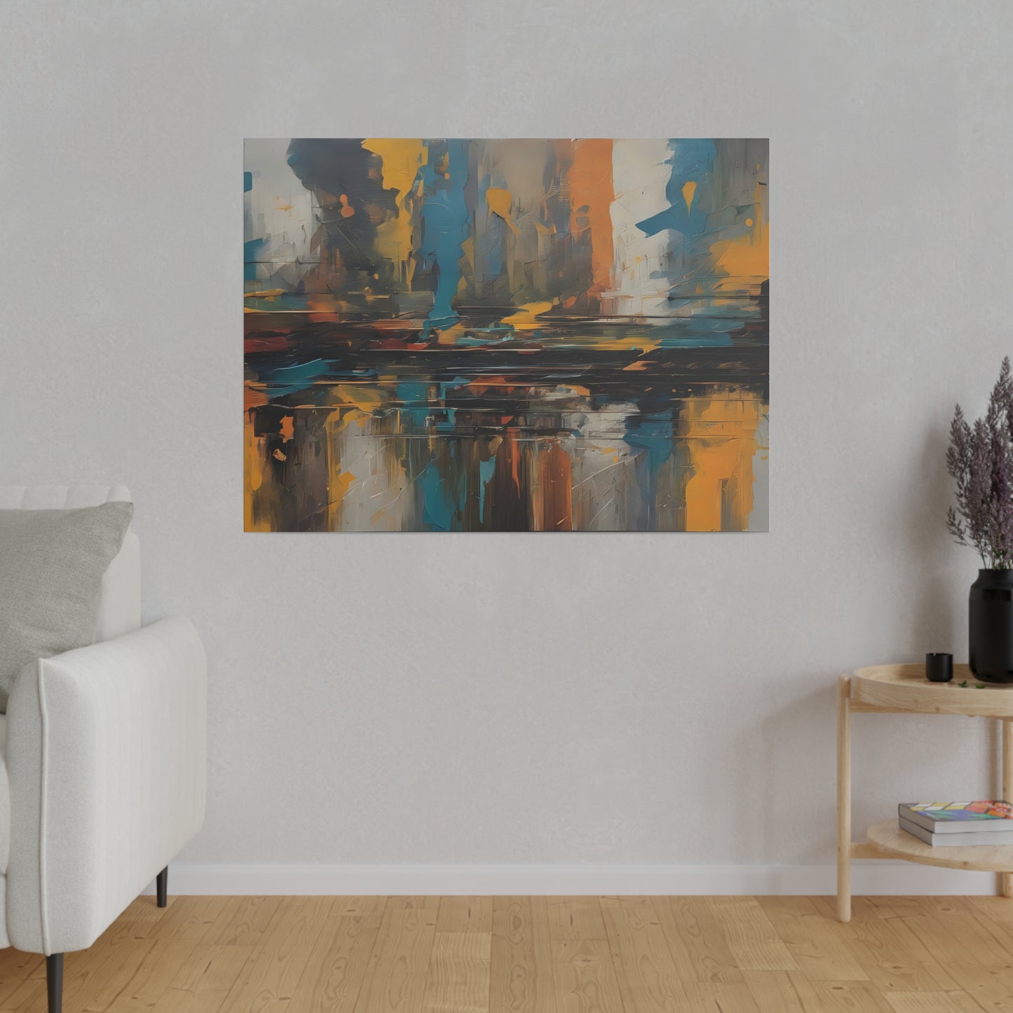 Abstract, Wall Art, Matte Canvas, Stretched, 0.75"