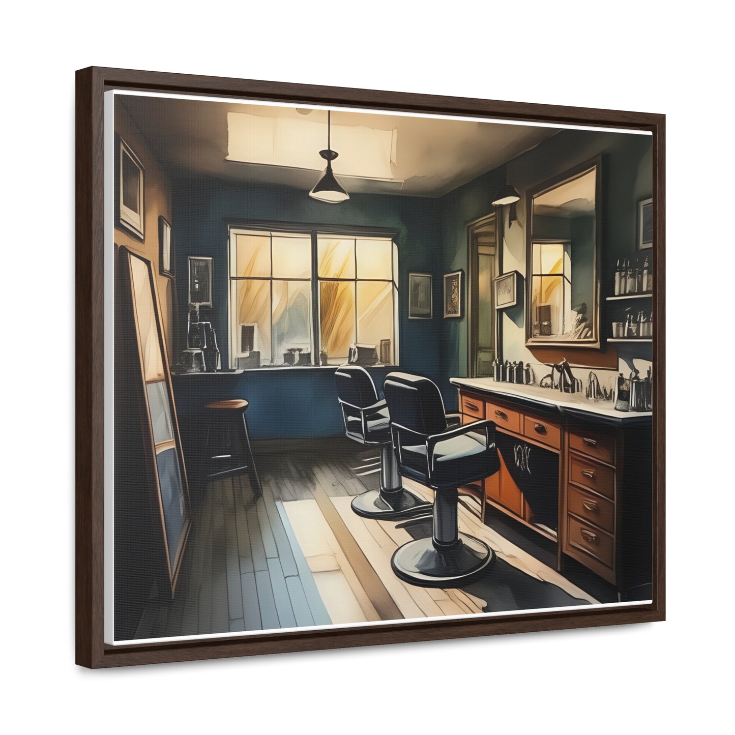 Barbershop, Wall Art, Gallery Canvas Wraps, Horizontal Frame