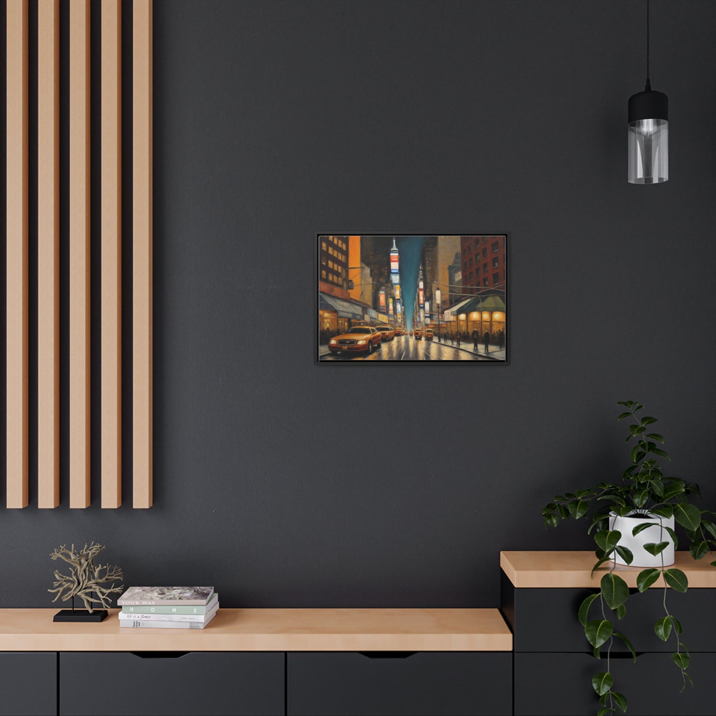 The City, Wall Art, Gallery Canvas Wraps, Horizontal Frame