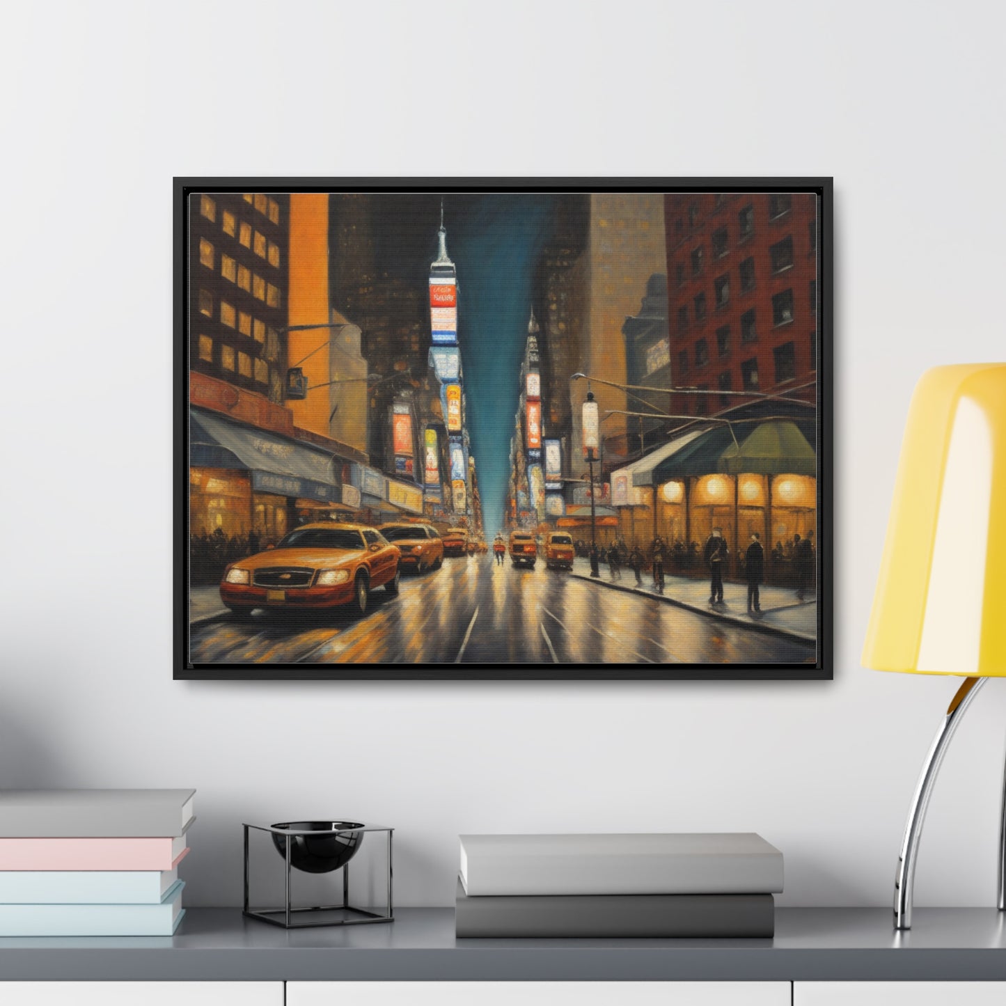 The City, Wall Art, Gallery Canvas Wraps, Horizontal Frame