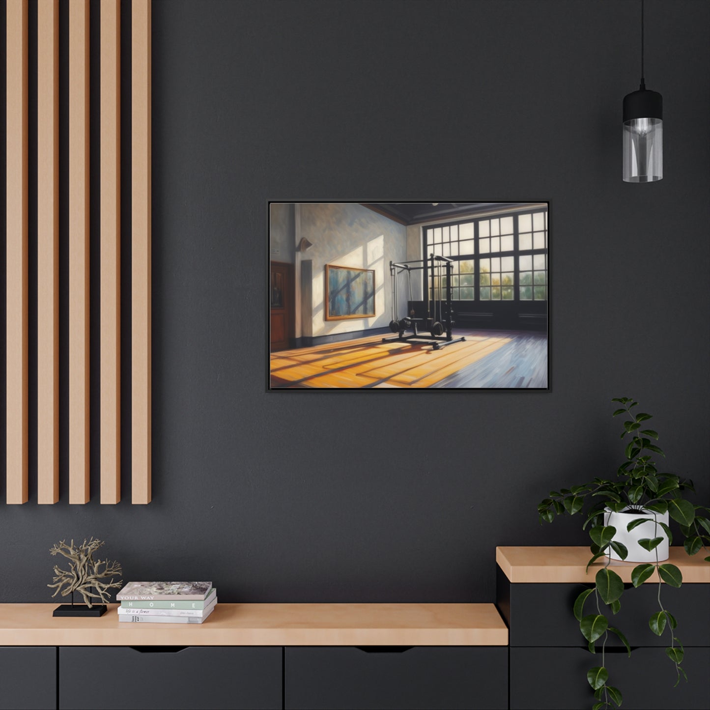 Gym, Workout, Wall Art, Gallery Canvas Wraps, Horizontal Frame