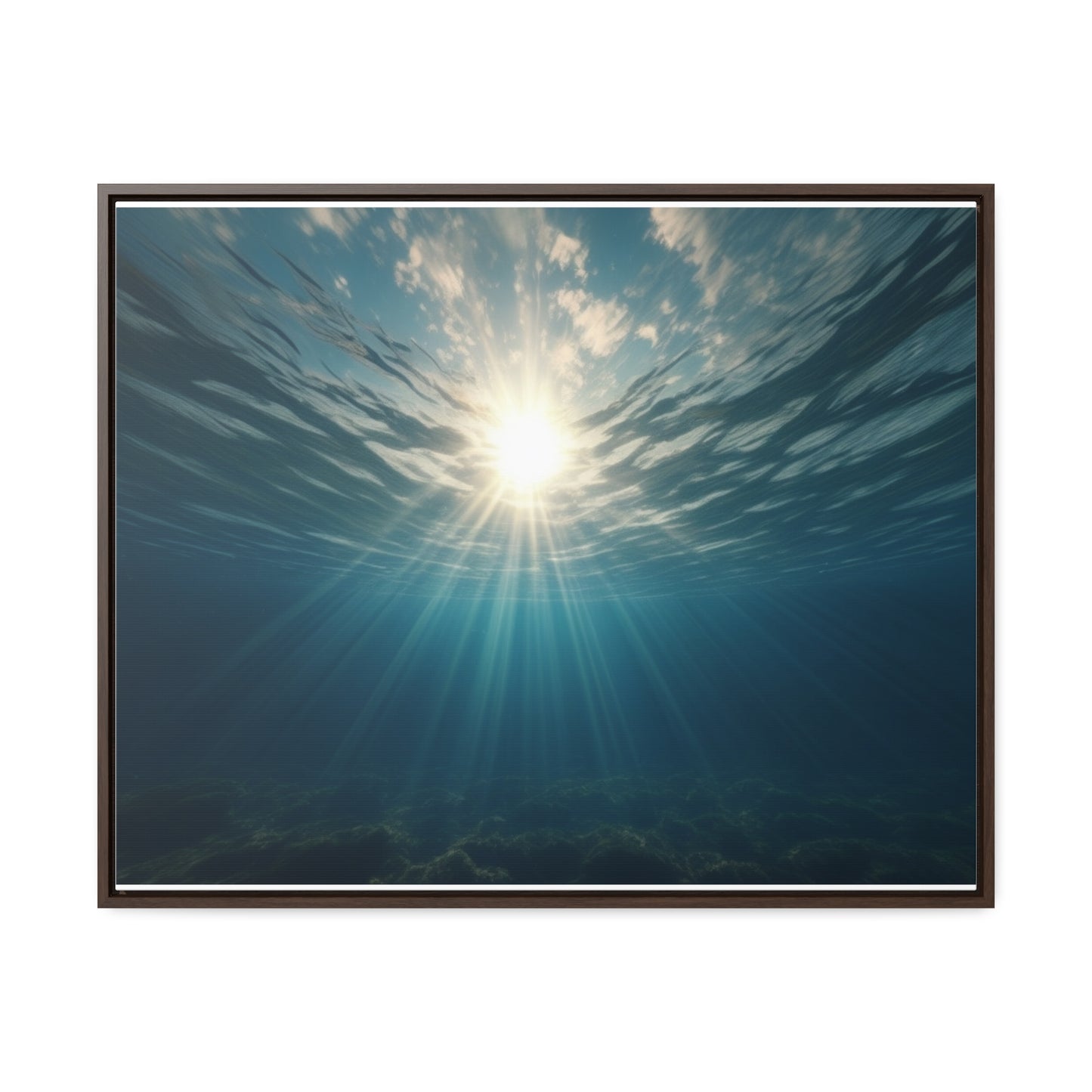 Under Water, Wall Art, Gallery Canvas Wraps, Horizontal Frame