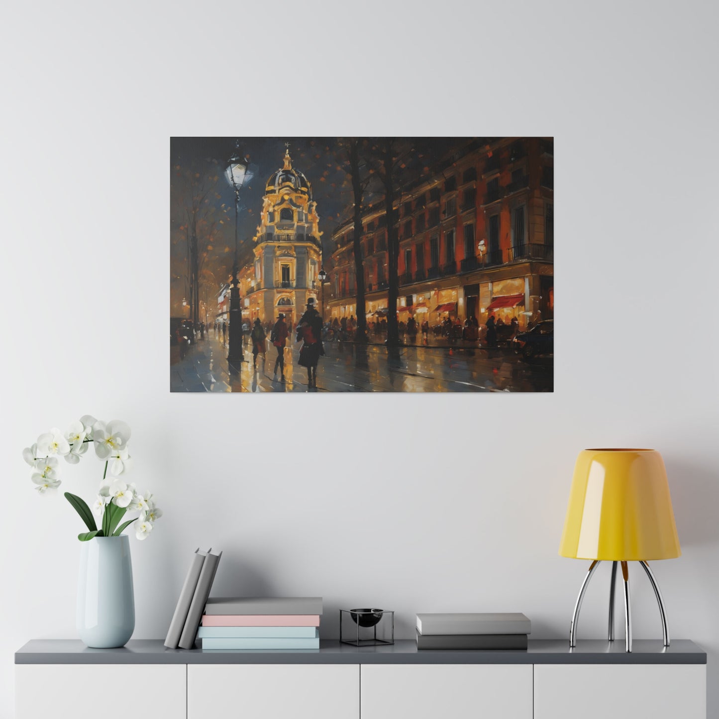 Town Center, Wall Art, Matte Canvas, Stretched, 0.75"