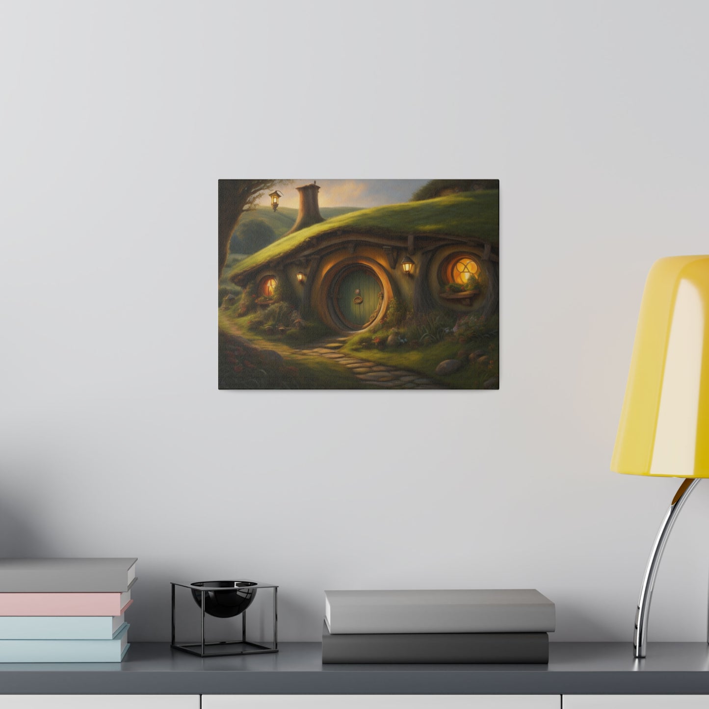 Hobbiton, Wall Art, Matte Canvas, Stretched, 0.75"