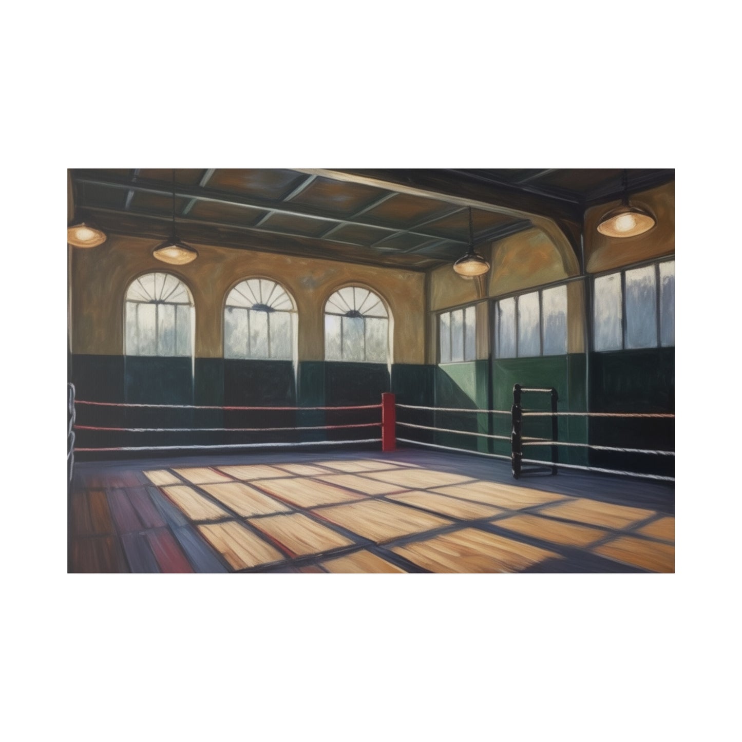 Boxing Gym, Wall ArtMatte Canvas, Stretched, 0.75"