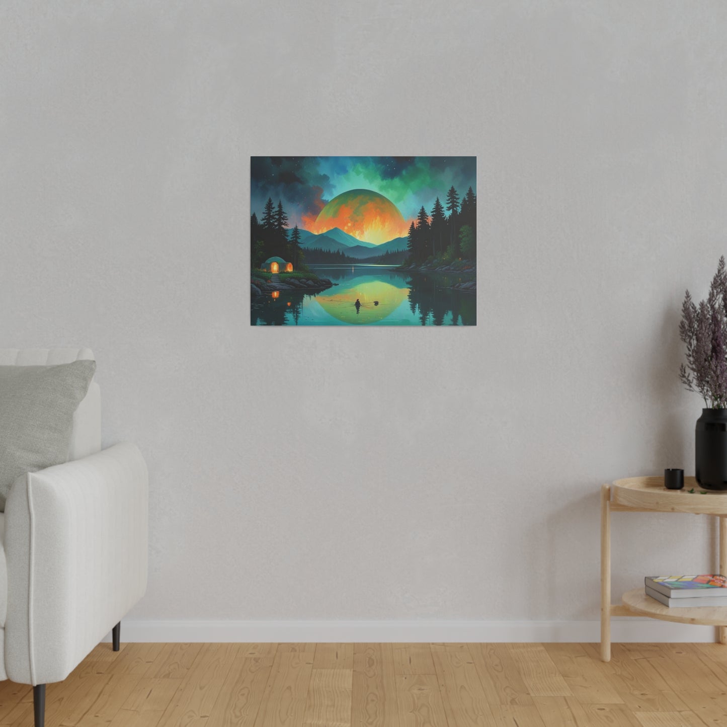 The Moon Tonight, Wall Art, Matte Canvas, Stretched, 0.75"