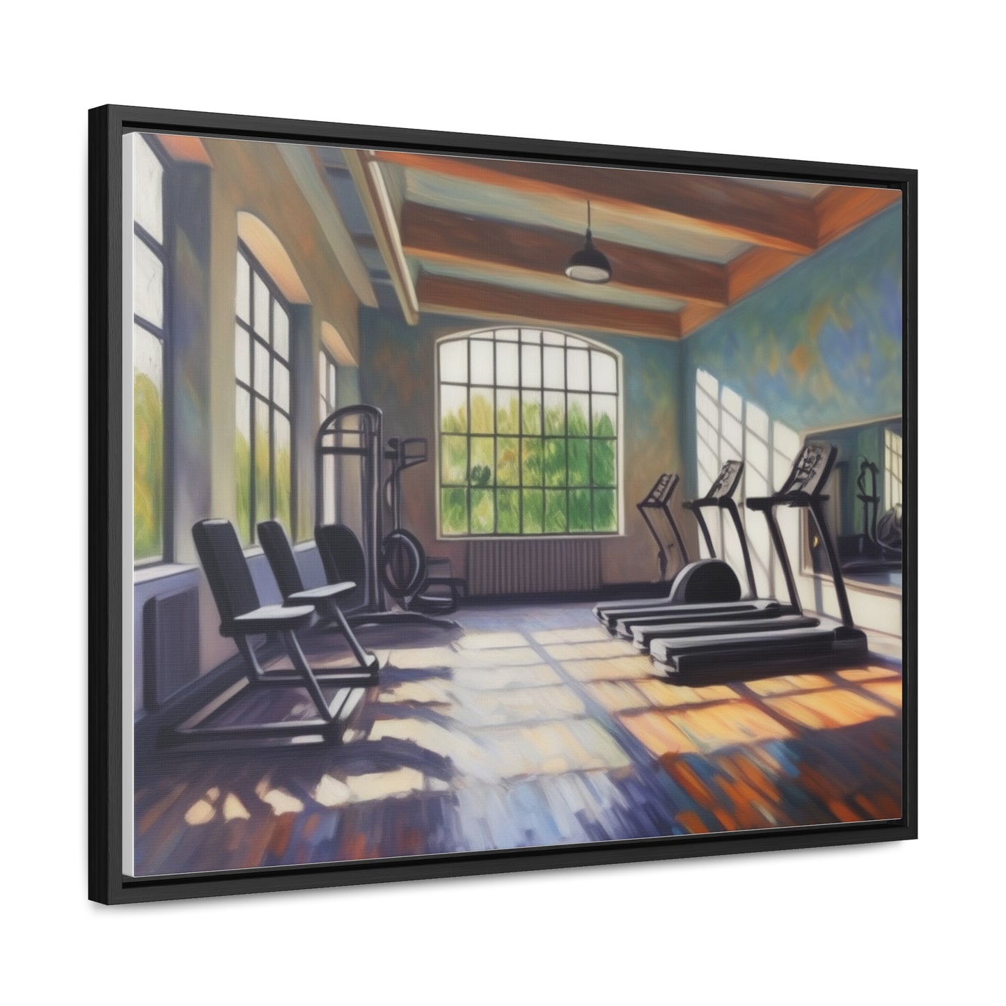 Gym, Work Out, Wall Art, Gallery Canvas Wraps, Horizontal Frame